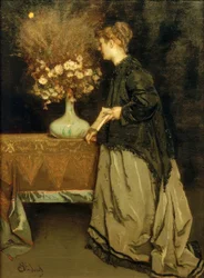 A. Stevens, Herbstblumen